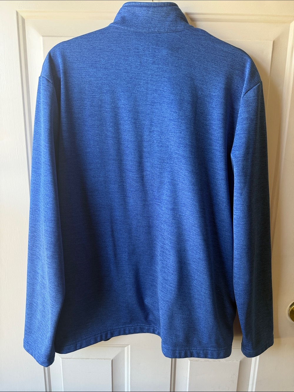 Callaway Heather Royal Blue Quarter-Zip Pullover - Picture 9 of 9